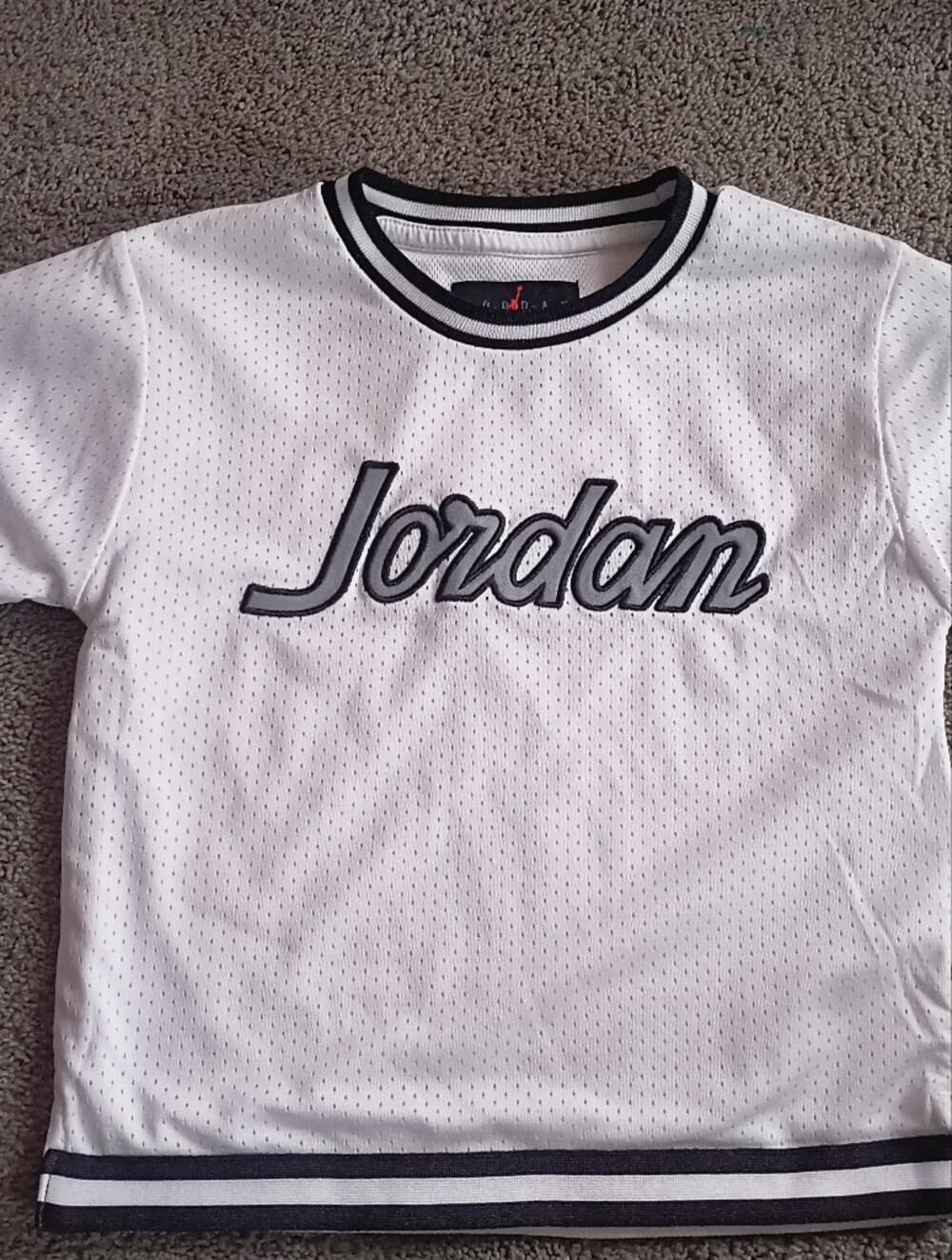 Boys 3T Jordan White Jersey tee.